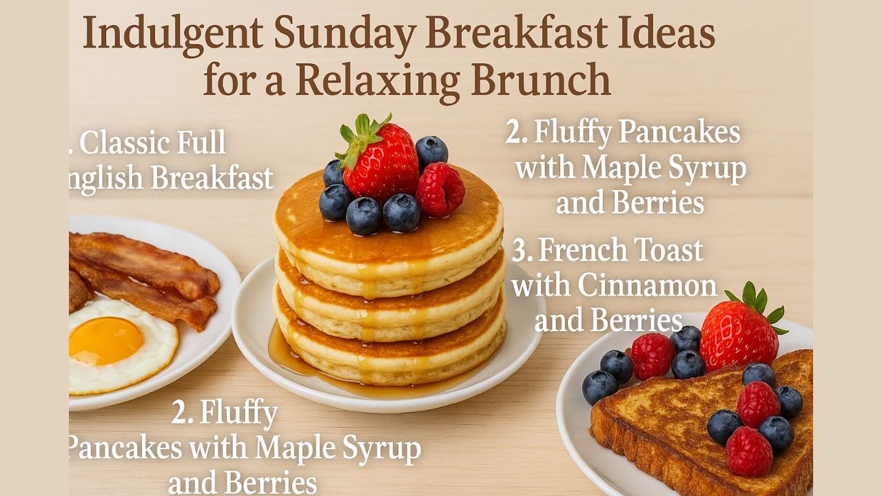 Indulgent Sunday Breakfast Ideas for a Relaxing Brunch